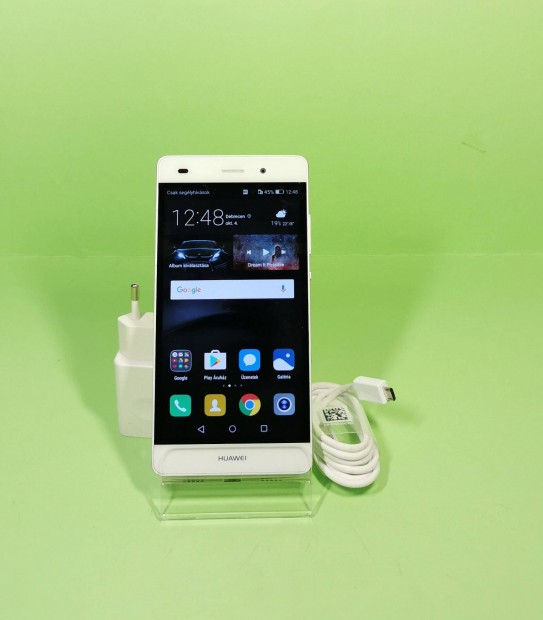 Huawei P8 Lite 16GB Fehr Krtyafggetlen srls mentes telefon elad