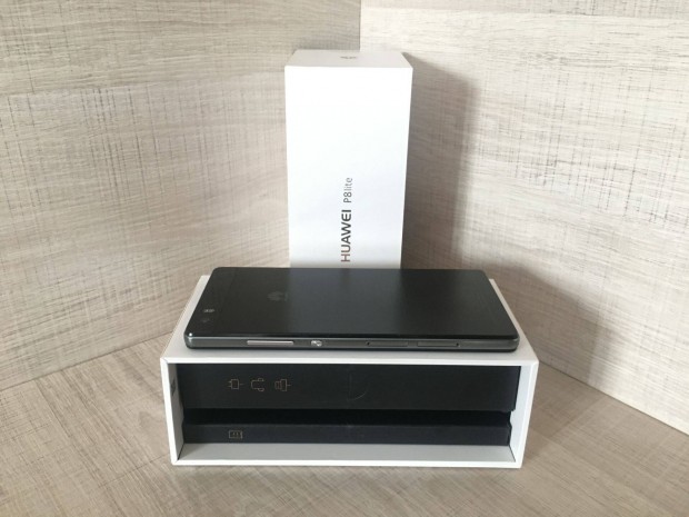 Huawei P8 Lite, Black, 16GB, Dual SIM, jszer, Ajndkokkal