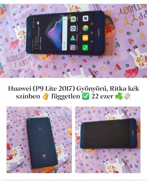 Huawei P9 Lite (2017) Ritkasg!!