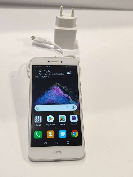 Huawei P9 lite 2017 16GB Fehr Krtyafggetlen szp mobiltelefon elad