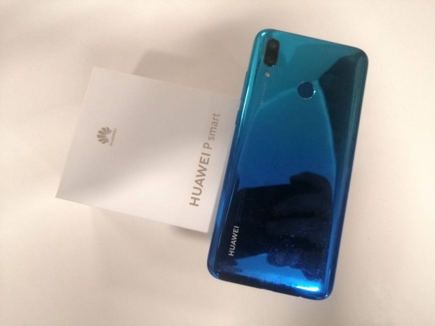 Huawei P Smart 2019, 64GB, kk, gyri dobozzal, tltvel