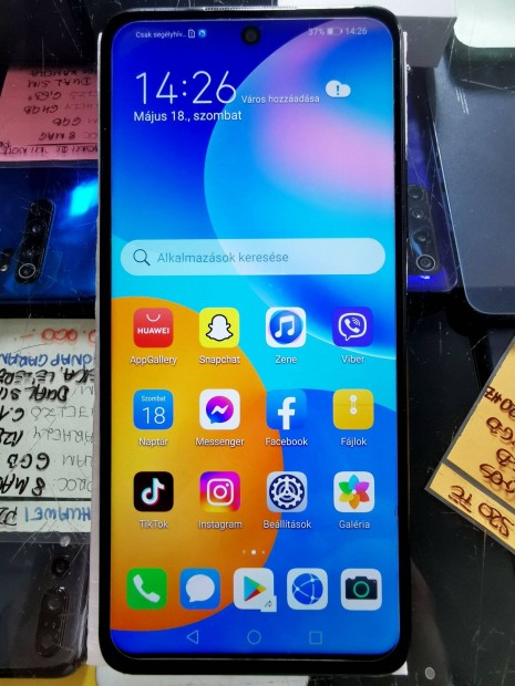 Huawei P smart 2021 4/128 3 hnap garancia Google Play 6.67" 5000mah
