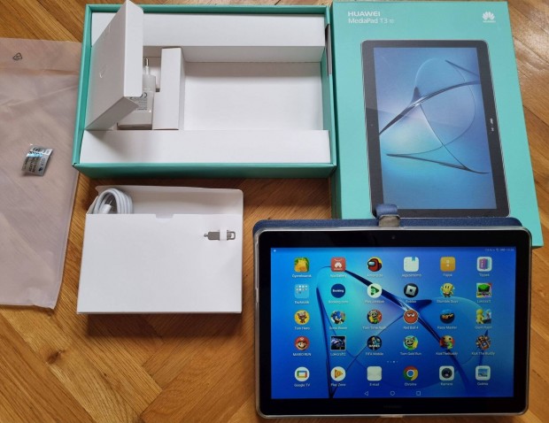 Huawei Tab Tablet Táblagép 10col 25cm 32GB Android + Tok - Új