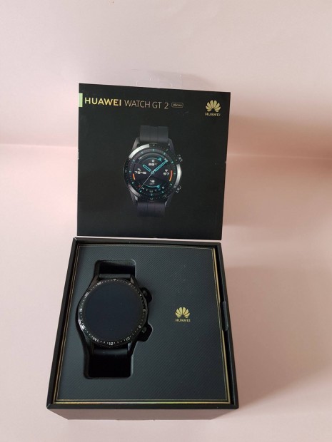Huawei Watch GT2 46mm Black szép okosóra eladó!
