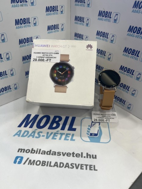 Huawei Watch GT2 Egyb, 12 h garancia