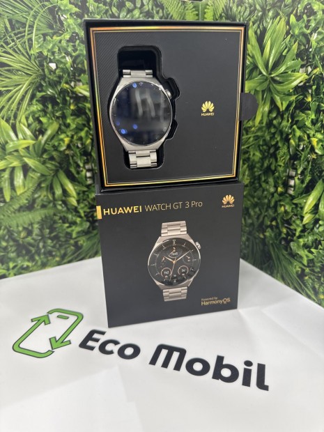 Huawei Watch GT3 Pro Krtyafggetlen, 12 h garancia