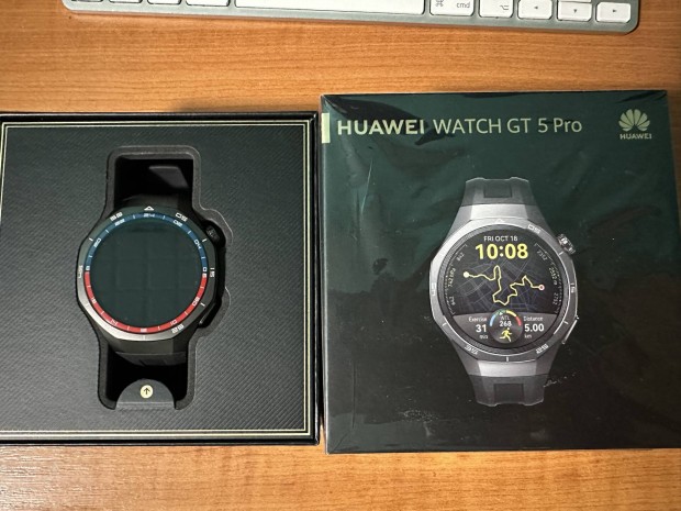 Huawei Watch GT5 pro 2026.12.23-ig garancival keveset hasznlt!