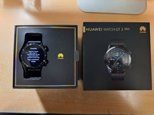 Huawei Watch GT 2 46mm Okosra jszer Fekete Garis !