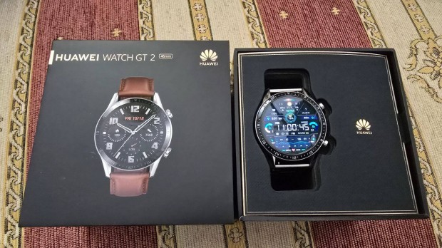 Huawei Watch GT 2 Classic, okosra, 46mm, fm + br szjjal