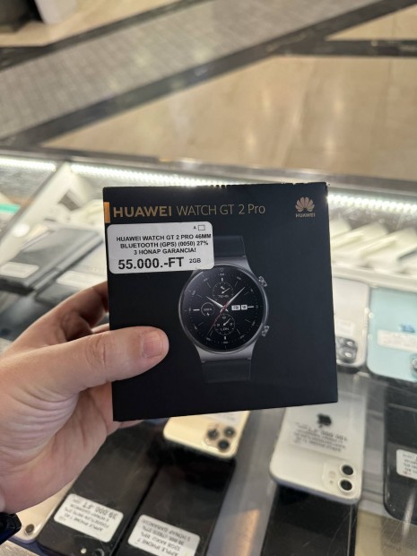 Huawei Watch GT 2 Pro Fekete Okosra Garancival