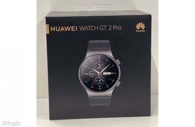 Huawei Watch GT 2 Pro Fekete sznben 12 hnap Garancia