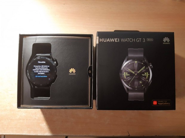 Huawei Watch GT 3 46mm Okosra jszer Fekete Garis !