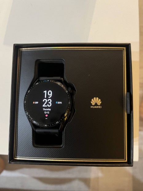 Huawei Watch GT 3 Active 46mm fekete - garancilis!