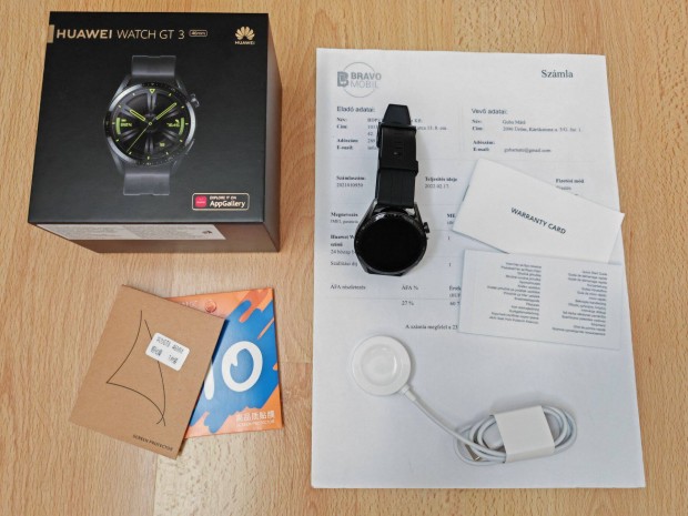 Huawei Watch GT 3 Active Black 46 mm okosra