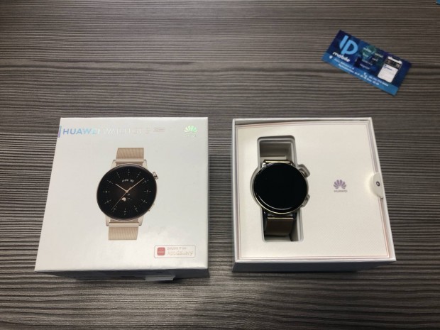 Huawei Watch GT 3, jszer, Dobozos, 42 mm, Garancia