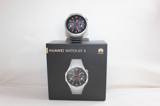 Huawei Watch GT 4 okosóra eladó, garanciás