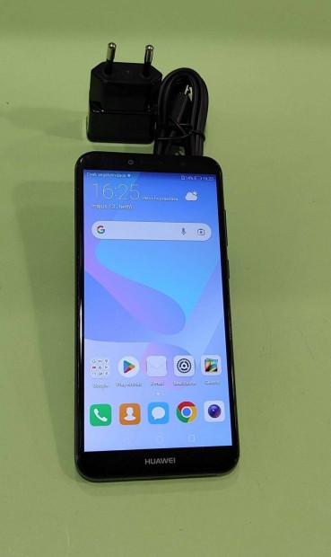 Huawei Y6 2018 16GB Fekete Krtyafggetlen j llapot Androidos mobil