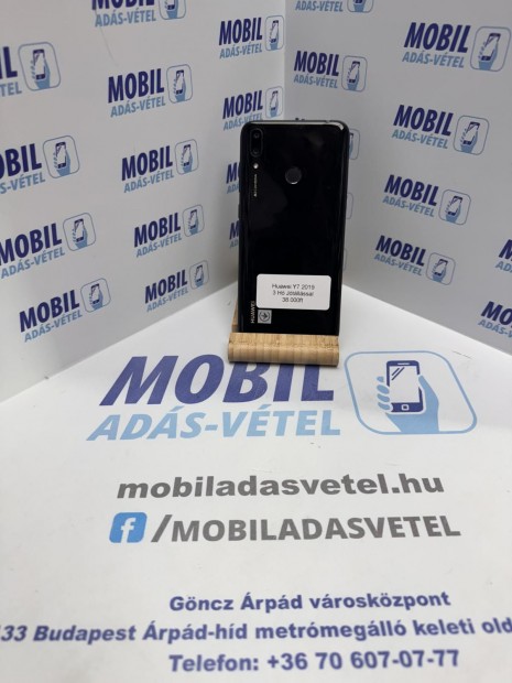 Huawei Y7 (2019) Krtyafggetlen 32 GB, 12 h garancia