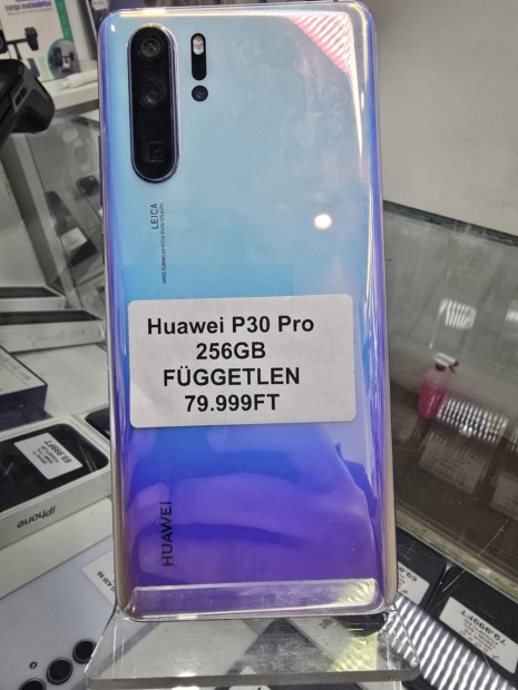 Huawei p30 Pro 256GB Fggetlen Akci 