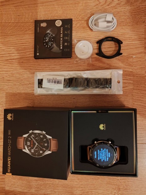 Huawei watch gt2 46mm dobozban minden gyri tartozkval