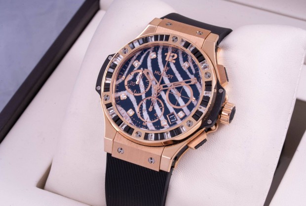 Hublot Big Bang Gold Zebra Diamonds