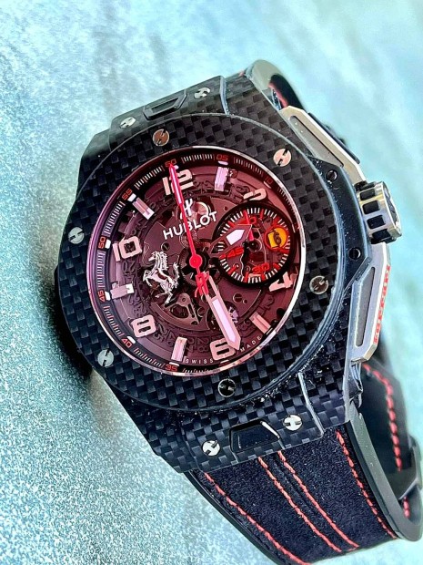 Hublot Unico Ferrari Carbon Limited Edition 1000db / rolex /