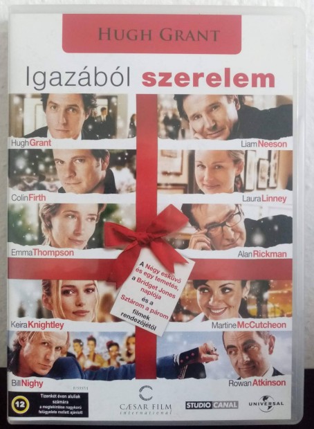 Hugh Grant - Igazbl Szerelem - DVD film elad 