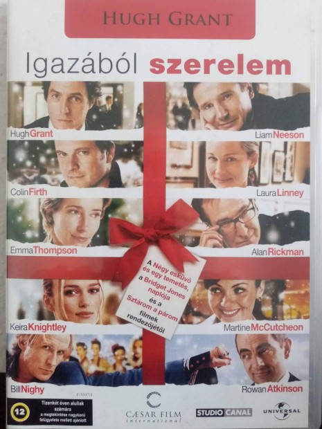 Hugh Grant - Igazbl szerelem - DVD - film 