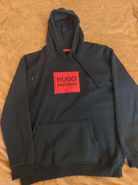 Hugo Boss 3XL Fekete blelt kapucnis pulver