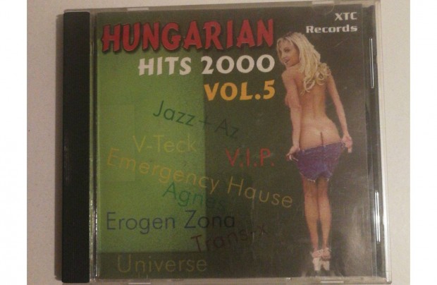 Hungarian Hits 2000 vol.5 (DJ válogatás) CD lemez eladó!
