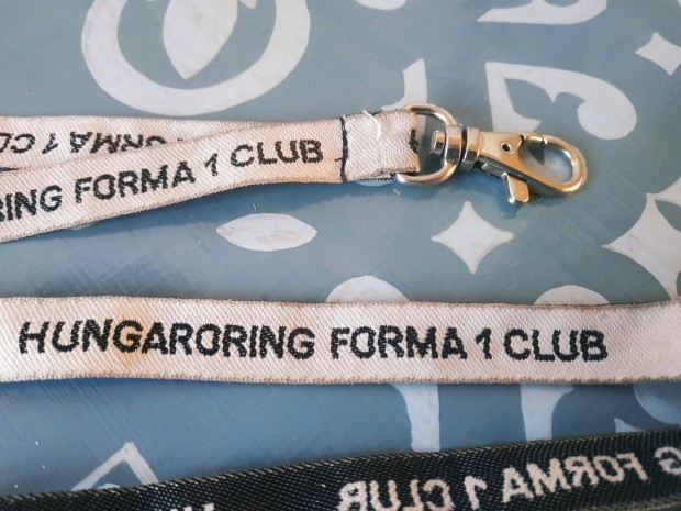 Hungaroring Forma1 Club - feliratos textil nyakbaakaszt, krtyatart