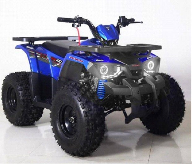 Hunter 125cc eladó gyerek quad prémium (kék) extra erős szerkezetű