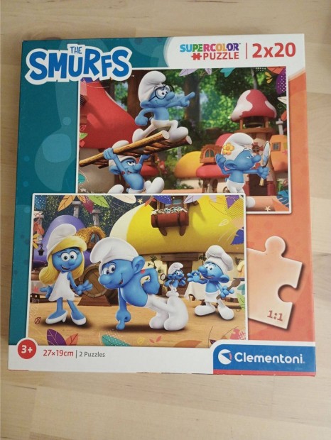 Hupikk trpikk kirak 2x 20 - The Smurfs puzzlezle