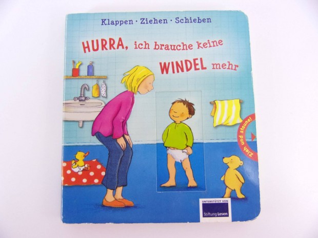 Hurra ich brauche keine Windel mehr német nyelvű képes könyv!