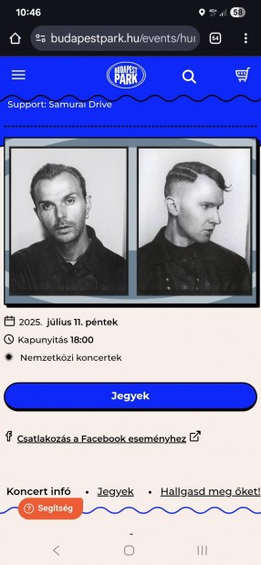 Hurts Budapest Park