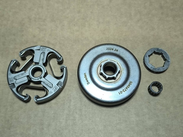 Husqvarna 372 kuplung és csillagkerék