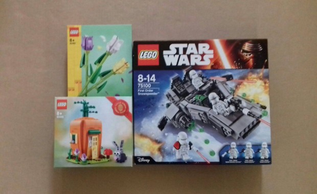 Húsvétra: bontatlan Star Wars LEGO 75100 Hósikló + 40449 + 40461 Foxár