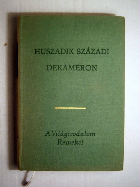 Huszadik Szzadi Dekameron I. (1968) 5kp+tartalom