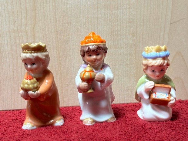 Hutschenreuther porceln figura, 3 kirly