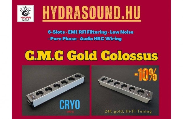 Hydra6 C.M.C Gold II colossus hálózati szűrős elosztó + Dres kezelés