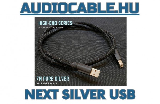 Hydra Next Silver-Ceramia USB A- B 2.0 Kábel 75CM 1DB