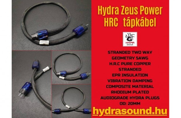 Hydra Zeus Power HRC szerelt tpkbel 1Mter -33%