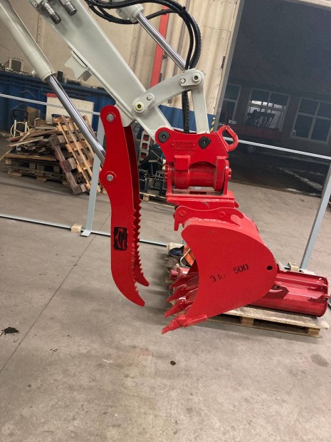 Hydraulikus hüvelykujj 3-6 tonnás minikotróhoz