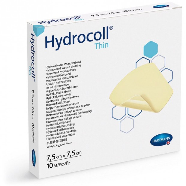 Hydrocoll Thin steril ktszer 7,5x7,5 cm 10x
