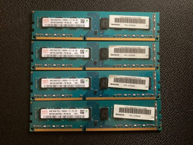 Hynix 16GB (4x4GB) DDR3 PC3-12800U (DDR3-1600) RAM memria