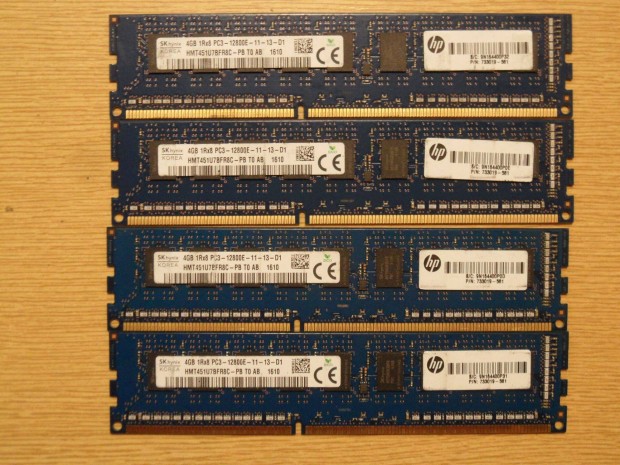 Hynix 16GB / 1600Mhz (4X 4GB) DDR3 memria KIT