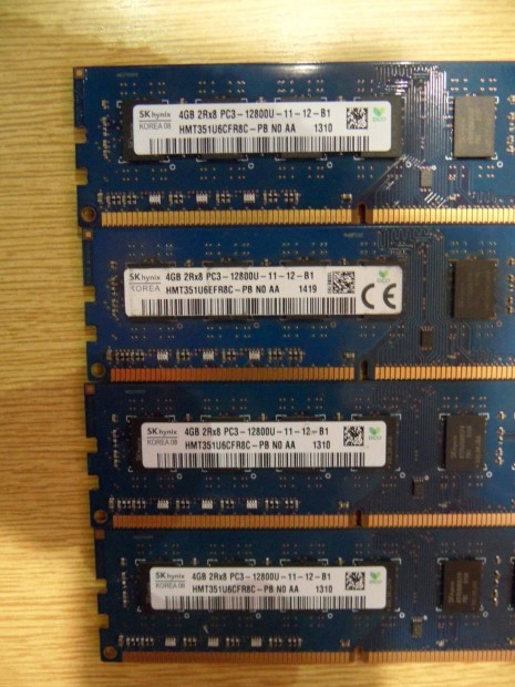 Hynix 16GB / 1600Mhz (4X 4GB) DDR3 memria KIT