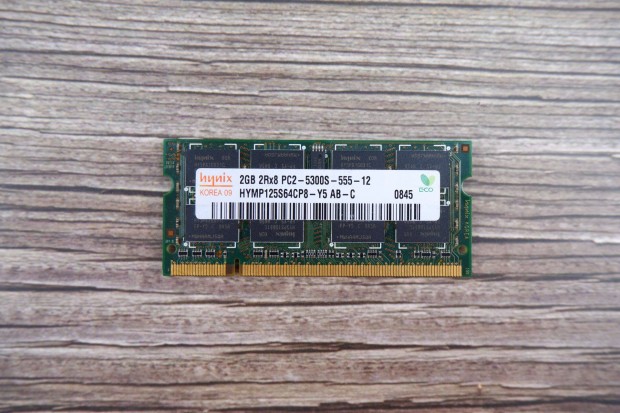 Hynix 2GB DDR2 laptop memria 667MHz Hymp125S64CP8-Y5