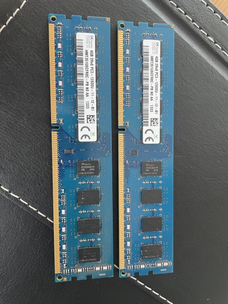 Hynix 2x 4GB DDR3 1600MHz PC RAM memria