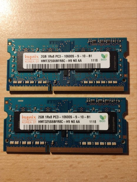 Hynix DDR3 2x2GB 1333MHz notebook RAM